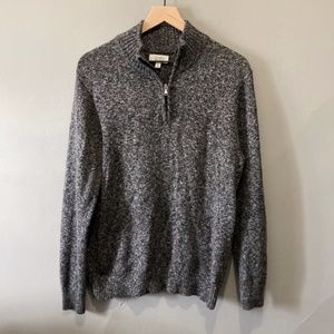 croft & barrow men's quarter zip sweater